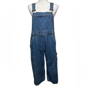 DEJA BLEU / Denim Capri Length Overalls / Small